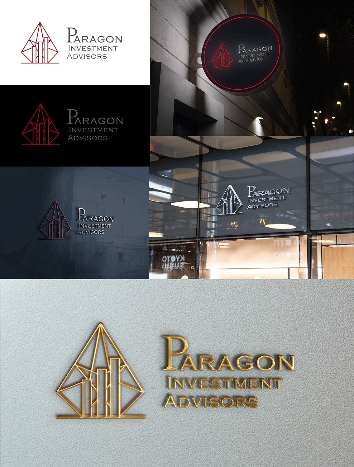 Diseño de Logo por Nishi 4 para Paragon Investment Advisors | Diseño #21526315