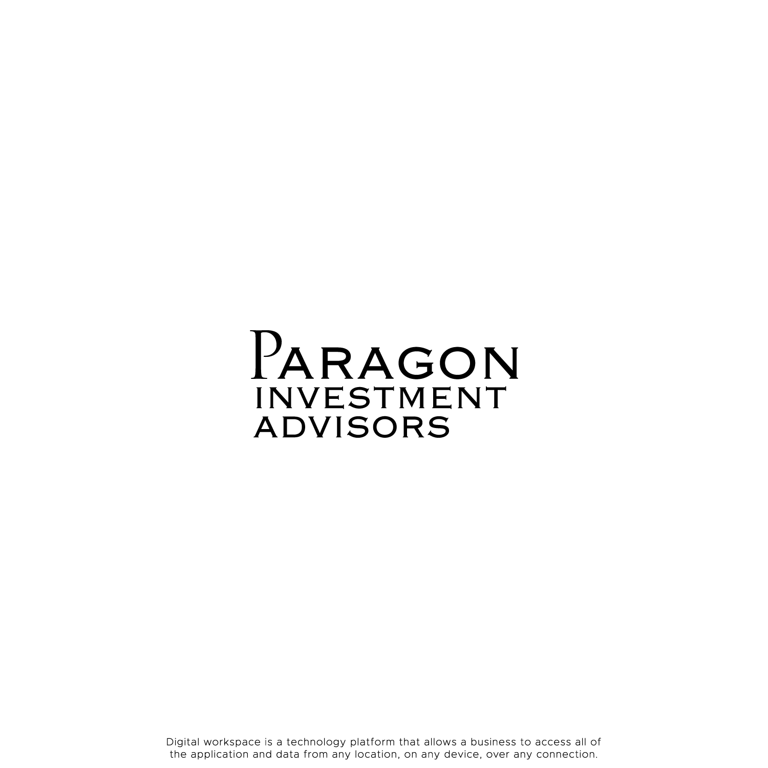 Diseño de Logo por Potatow para Paragon Investment Advisors | Diseño #21425831
