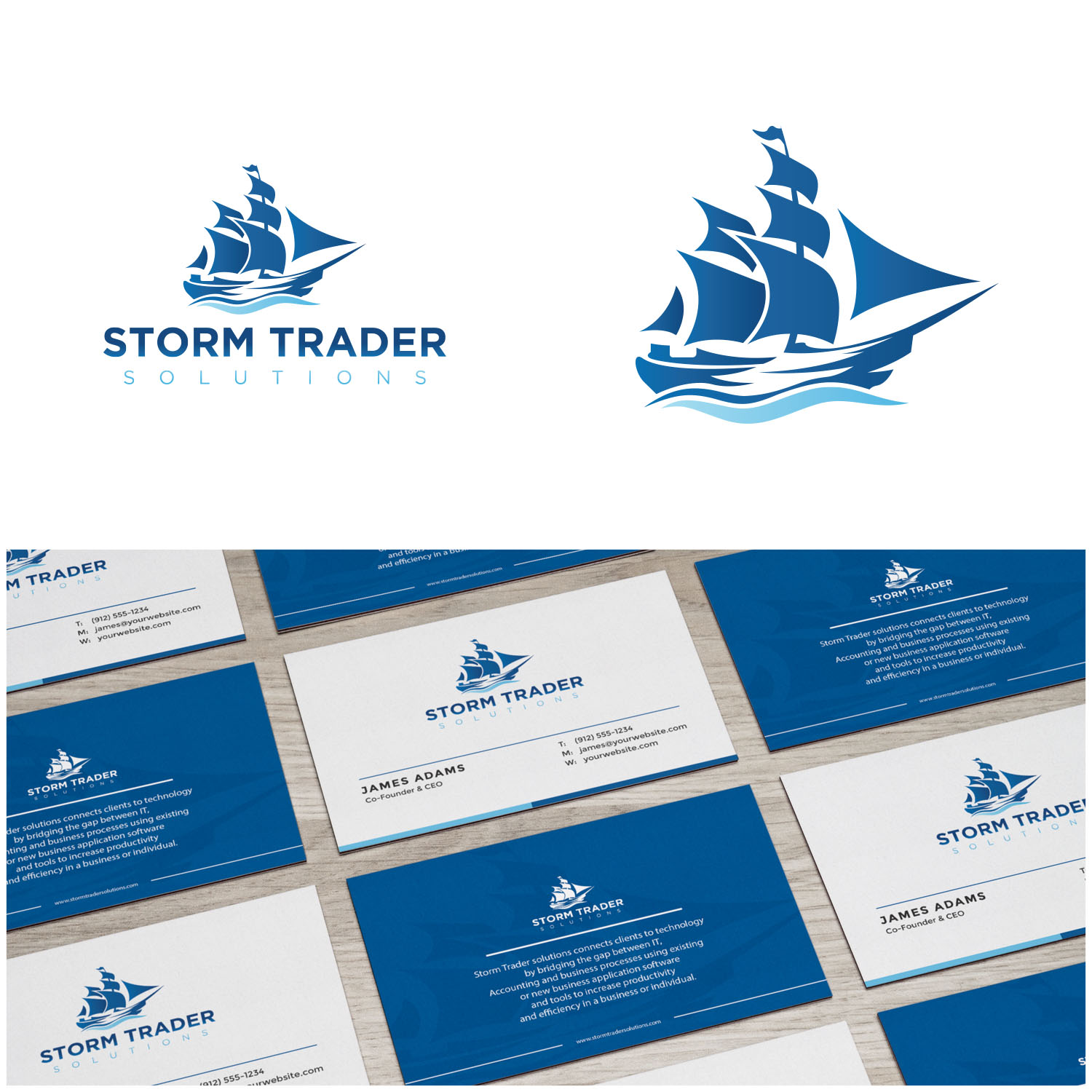 Logo Design by Patrick07 for Storm Trader Solutions Ltd | Design #21342593