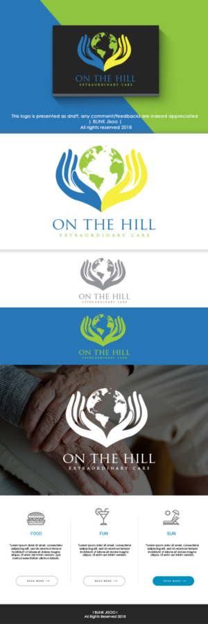 on the hill. extraordinary care | Logo Design by Riv.