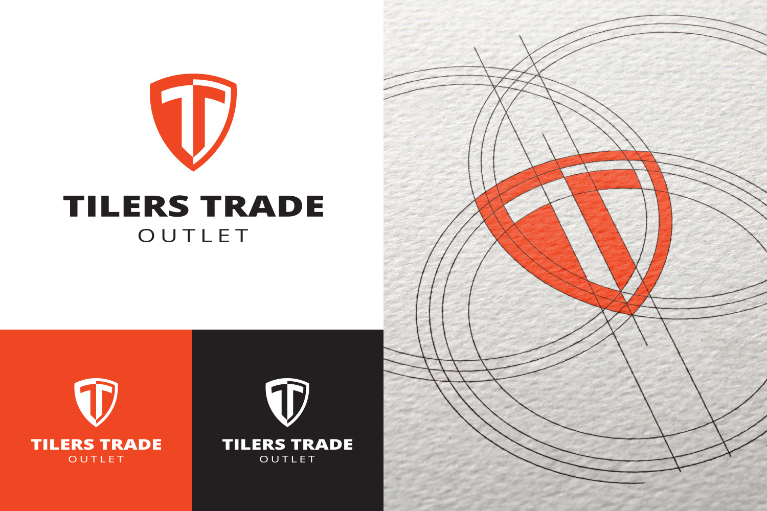 Logo Design by pecho for TILERS TRADE OUTLET | Design #21370618
