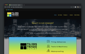 Logo Design by UM1356 for TILERS TRADE OUTLET | Design #21351987