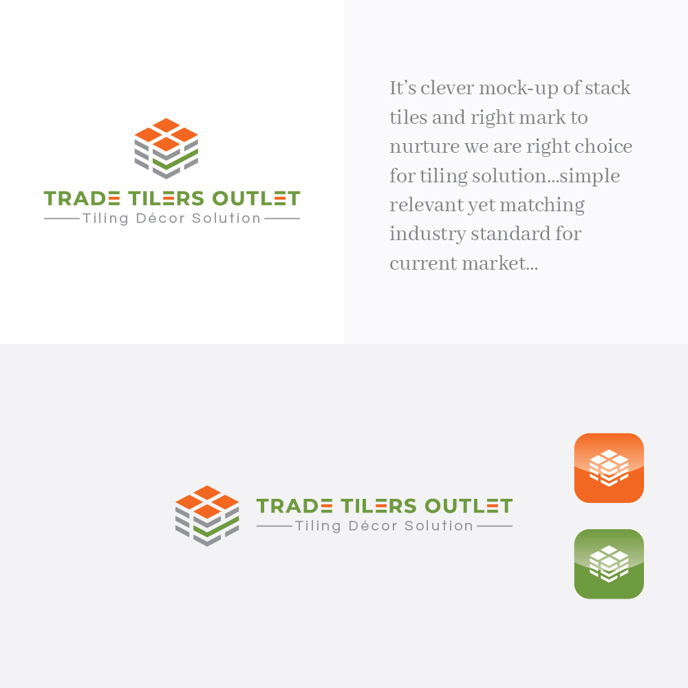Logo Design by nandkumar for TILERS TRADE OUTLET | Design #21346444