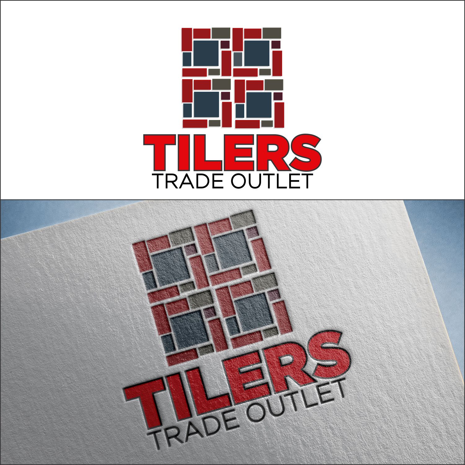 Logo Design by Swish30 for TILERS TRADE OUTLET | Design #21352053