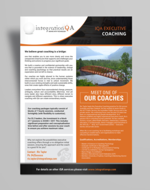We are growing our coaching practice and need some help creating collateral | Flyer-Design von SAI DESIGNS