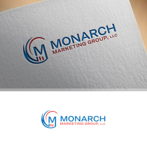 I would the logo symbol and "Monarch Marketing Group, LLC" spelled out | Logo Design by Maxo-Biz