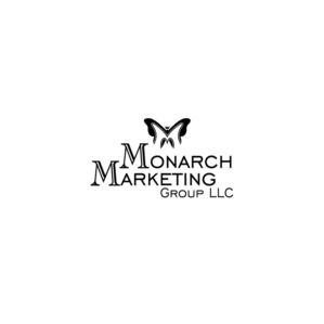 I would the logo symbol and "Monarch Marketing Group, LLC" spelled out | Logo Design by Samantha Ward Design