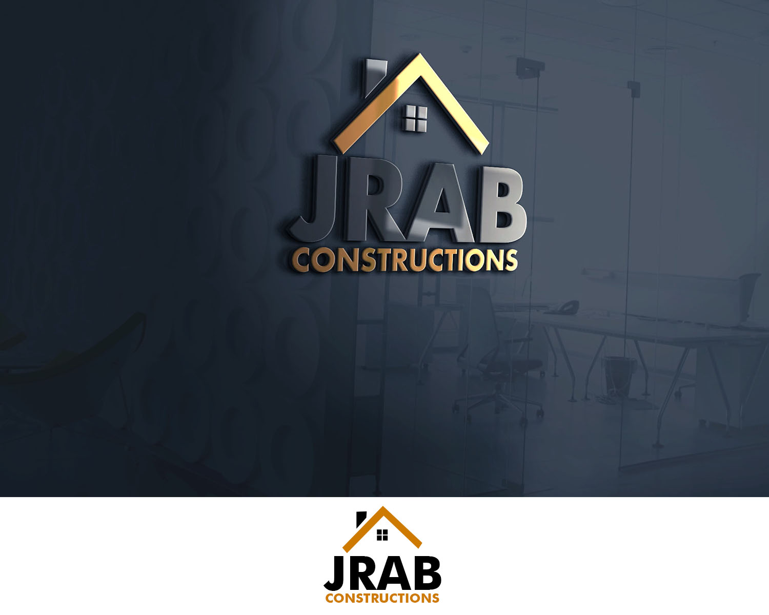Logo Design by Lumox Creative for JRAB Constructions | Design: #21362464