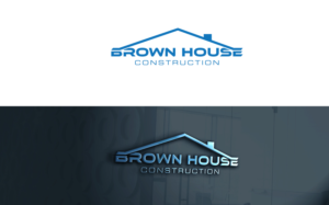 Brown House Construction | Logo Design by MT