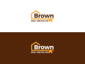 Brown House Construction | Logo Design by wonderland