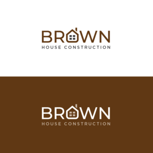 Brown House Construction | Logo Design by nandkumar
