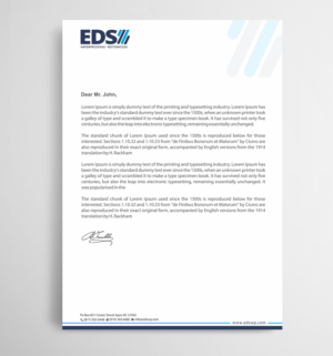 Waterproofing Construction company needs letterhead | Diseño de Papelería por Infinitive Technology