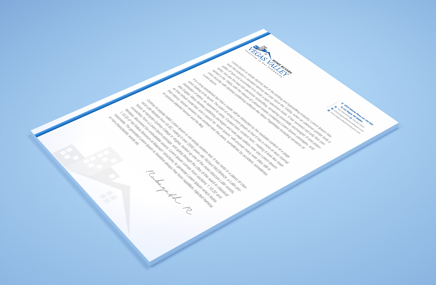 Stationery Design by Petter Goms for this project | Design #21385157