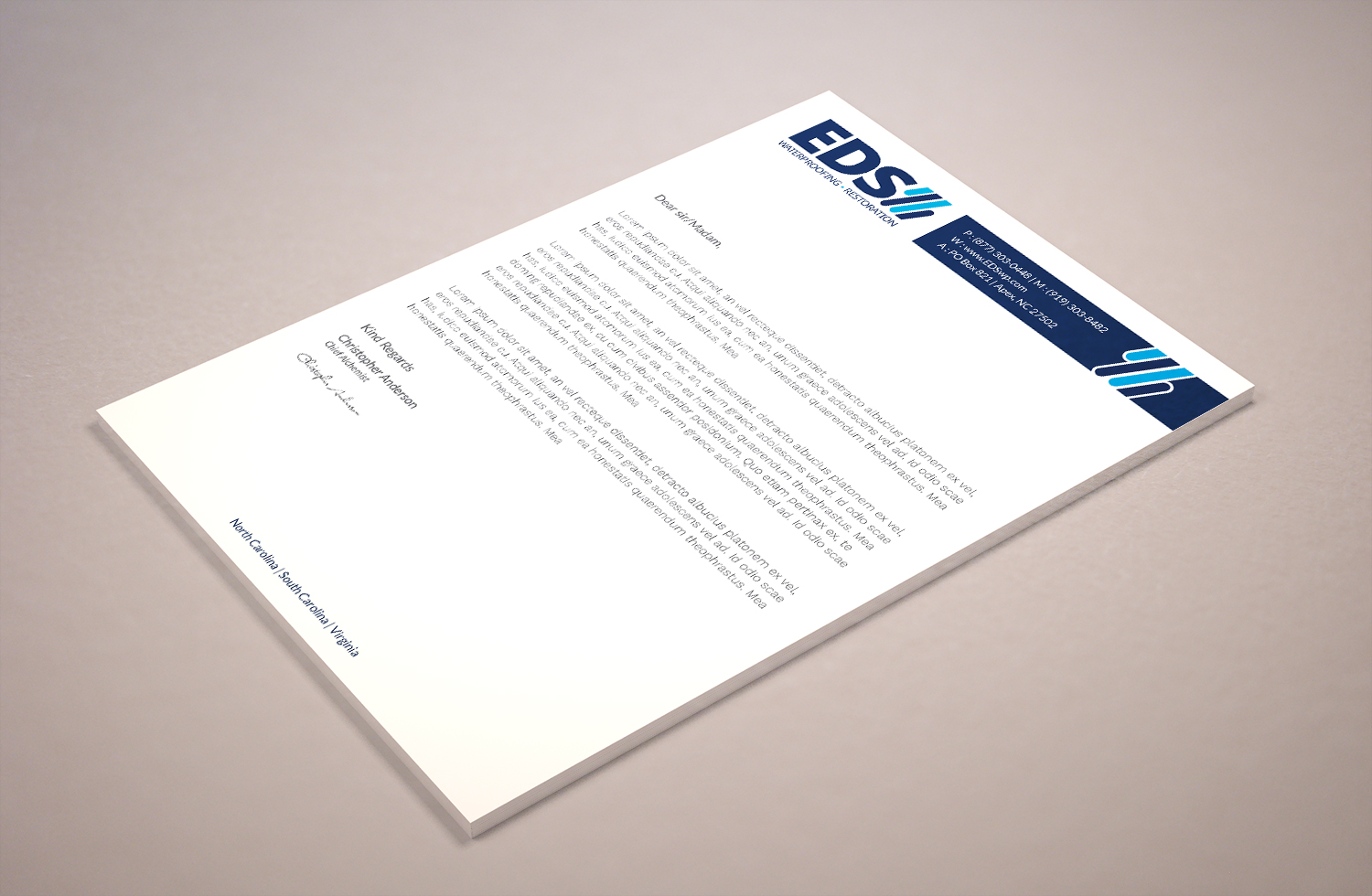 Stationery Design by Tripti Ranjan Gain for this project | Design #21353829