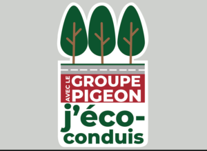 Avec le Groupe Pigeon, j'éco-conduis | Logo Design by Val brito