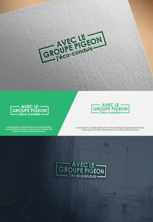 Avec le Groupe Pigeon, j'éco-conduis | Logo Design by abdulhadi22