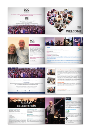 Brochure Design by alex989 for Birmingham City church  | Design: #21360835