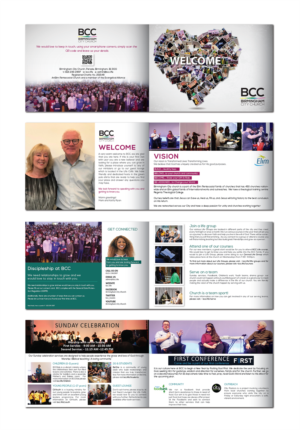Brochure Design by alex989 for Birmingham City church  | Design: #21368868