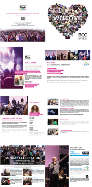 Brochure Design by alex989 for Birmingham City church  | Design: #21416015