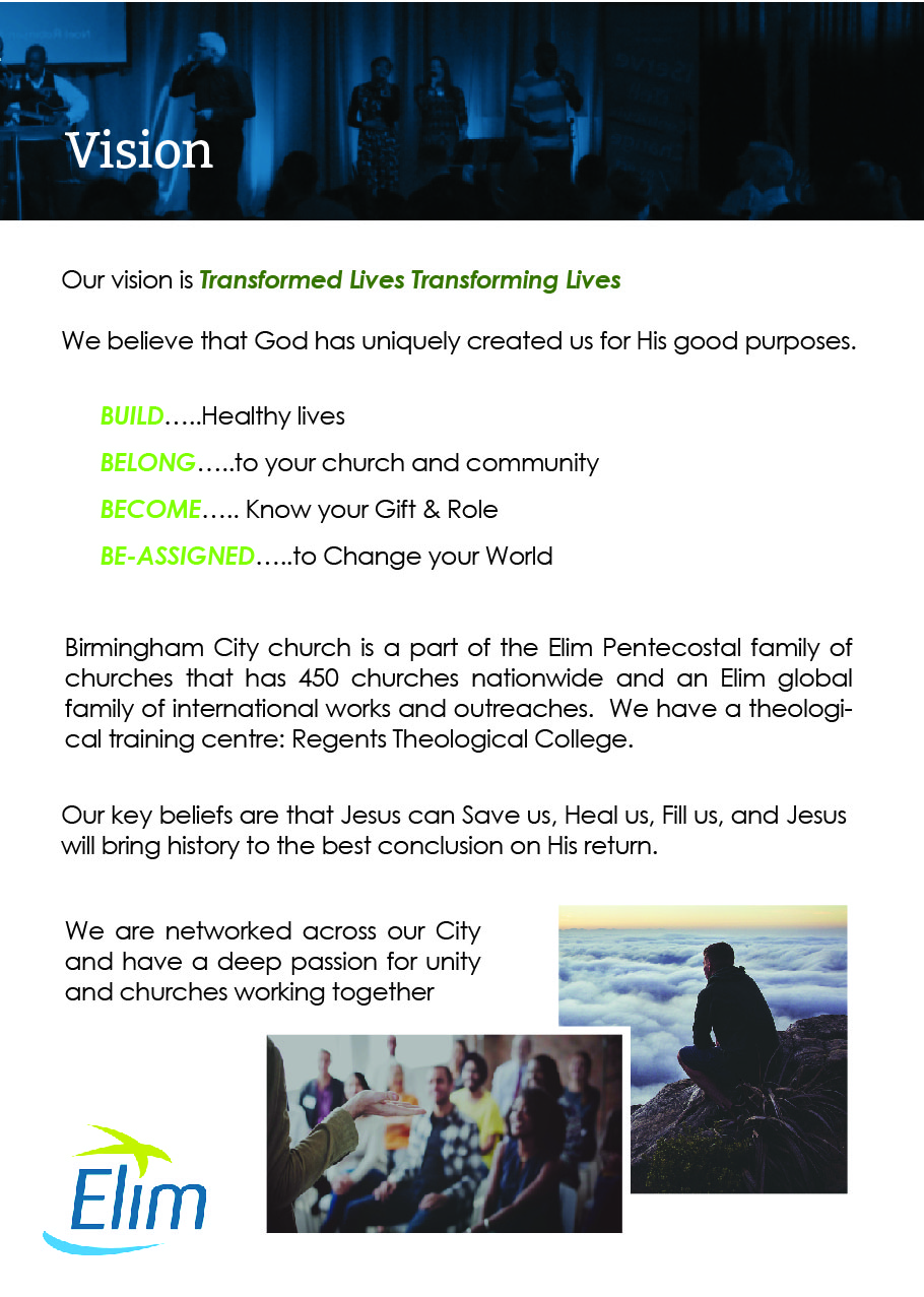 Brochure Design by Lou Sharp for Birmingham City church  | Design #21354601