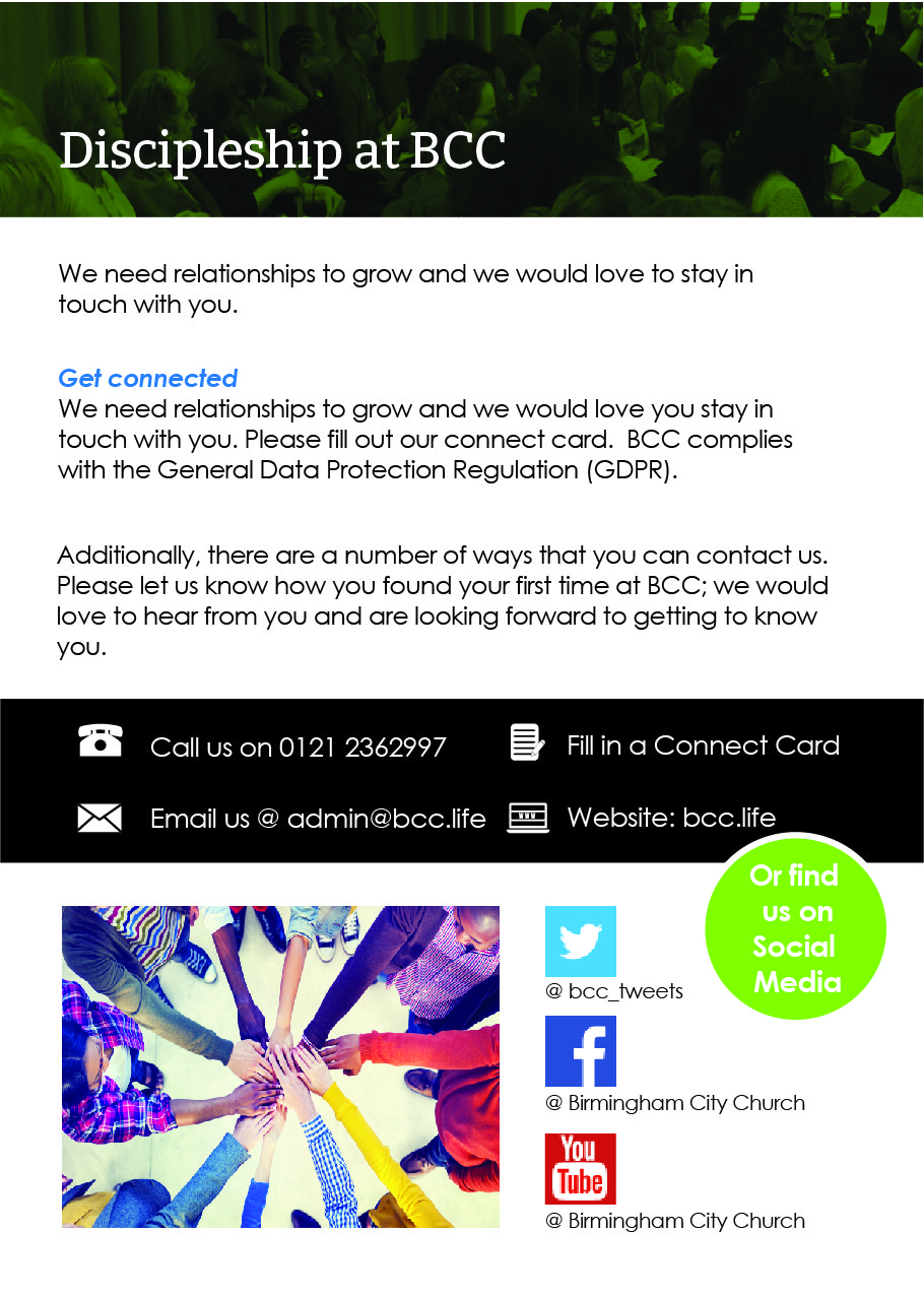 Brochure Design by Lou Sharp for Birmingham City church  | Design #21354602