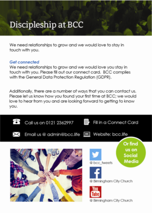 Brochure Design by Lou Sharp for Birmingham City church  | Design: #21354602
