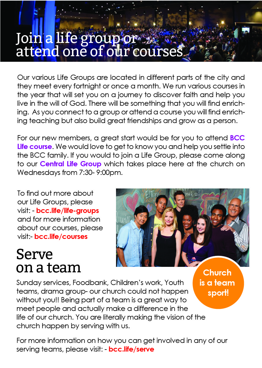 Brochure Design by Lou Sharp for Birmingham City church  | Design #21354609