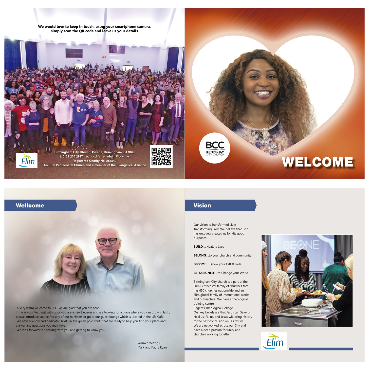 Brochure Design by Wally_F for Birmingham City church  | Design #21361929