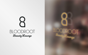 Bloodroot Beauty Lounge  | Logo-Design von MT