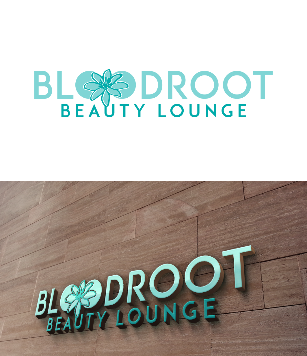 Logo Design by trufya for Bloodroot Beauty Lounge | Design #21366909