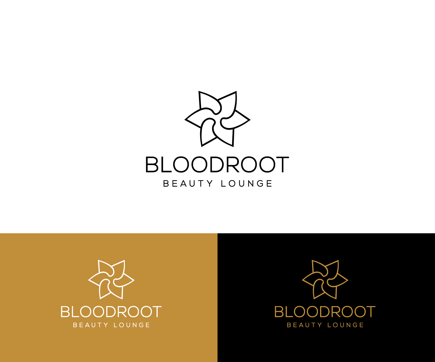 Logo-Design von Mario für Bloodroot Beauty Lounge | Design #21356823