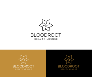Bloodroot Beauty Lounge  | Logo-Design von Mario