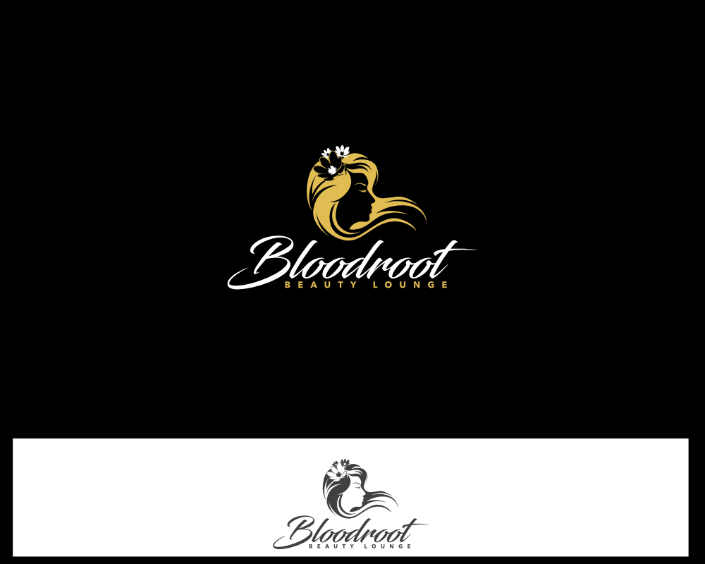 Logo Design by Pram Shaw for Bloodroot Beauty Lounge | Design #21352697