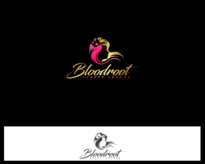 Logo Design by Pram Shaw for Bloodroot Beauty Lounge | Design: #21352698