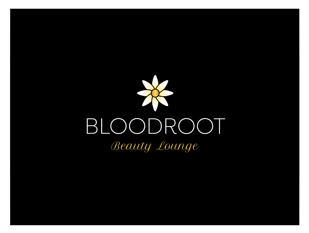 Logo Design by wonderland for Bloodroot Beauty Lounge | Design #21351762