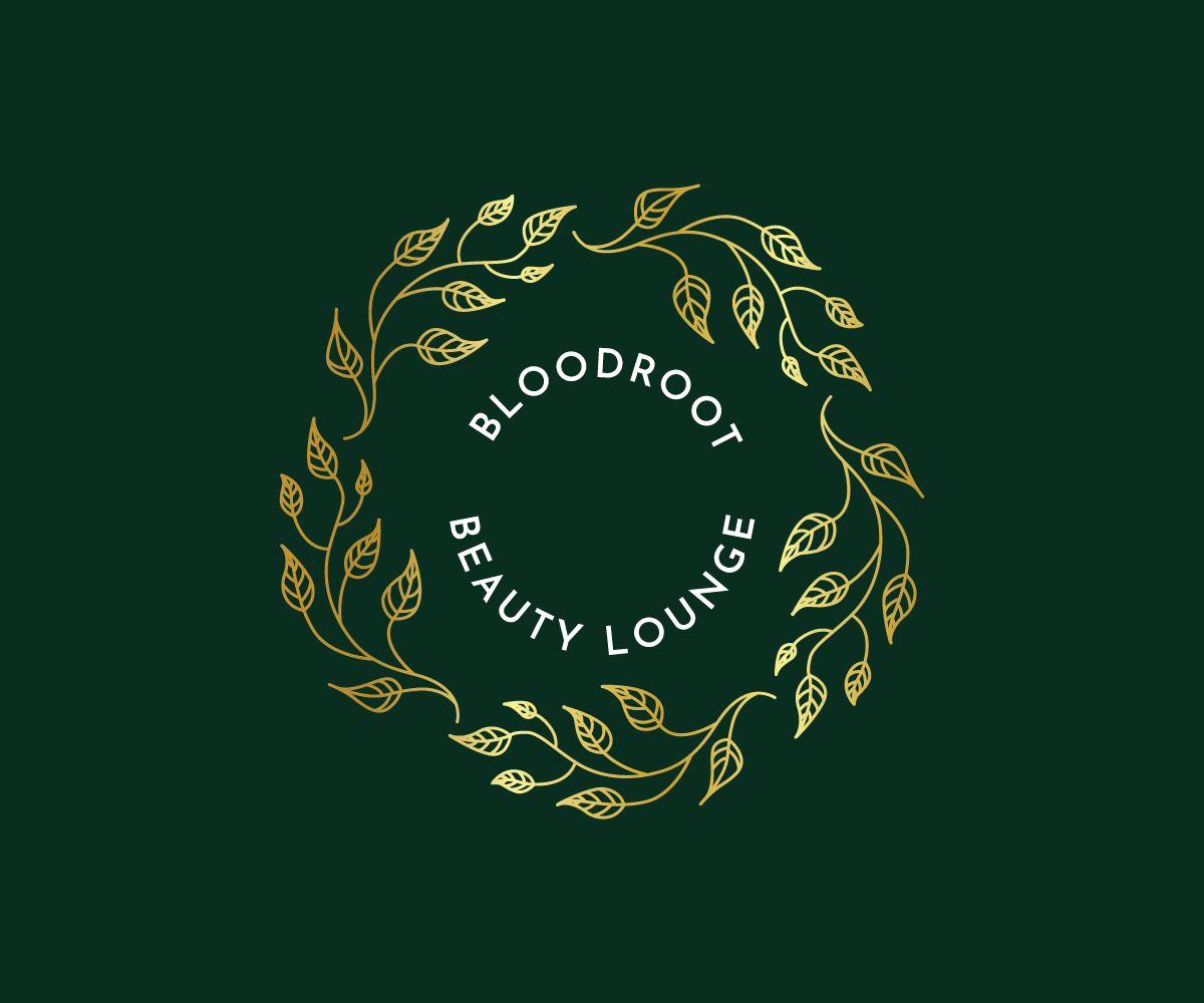 Logo Design by 91.kremena.petrova for Bloodroot Beauty Lounge | Design #21352765