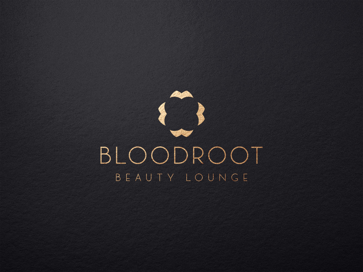 Logo Design by H-H Arts for Bloodroot Beauty Lounge | Design #21357028