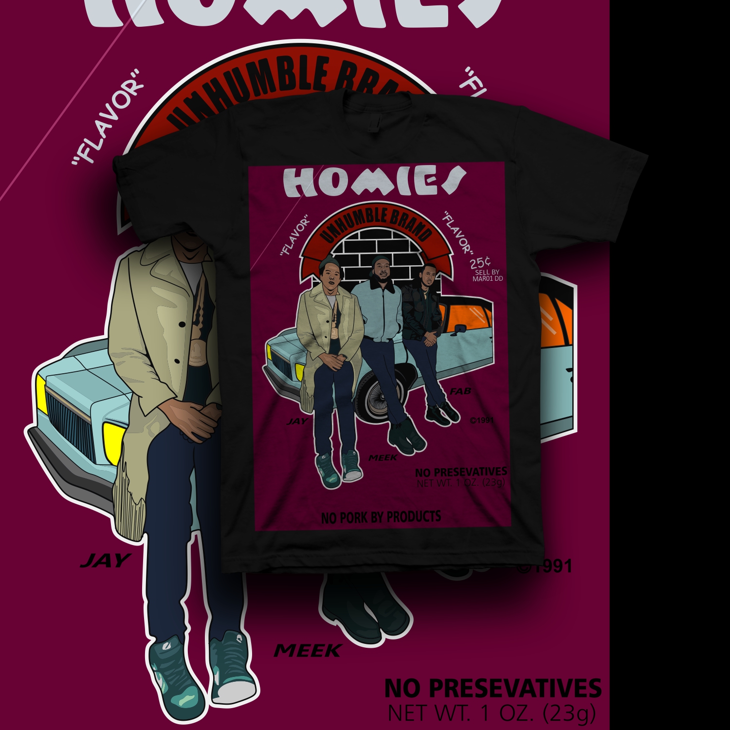 T-shirt Design by fajarsetiawanjs for this project | Design #21399611