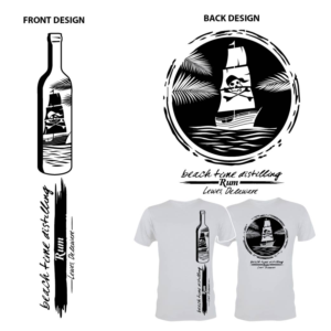 T-Shirt-Design von 75-R-P-Z für  Beach Time Distilling | Design: #21514597
