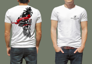 Beach Time Distilling Rum and Pirate T-Shirt | T-Shirt-Design von BLESS-IDN