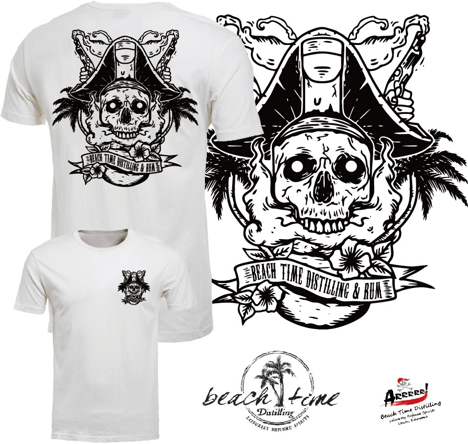 Diseño de Camiseta por cahyo atmawan para  Beach Time Distilling | Diseño #21436847