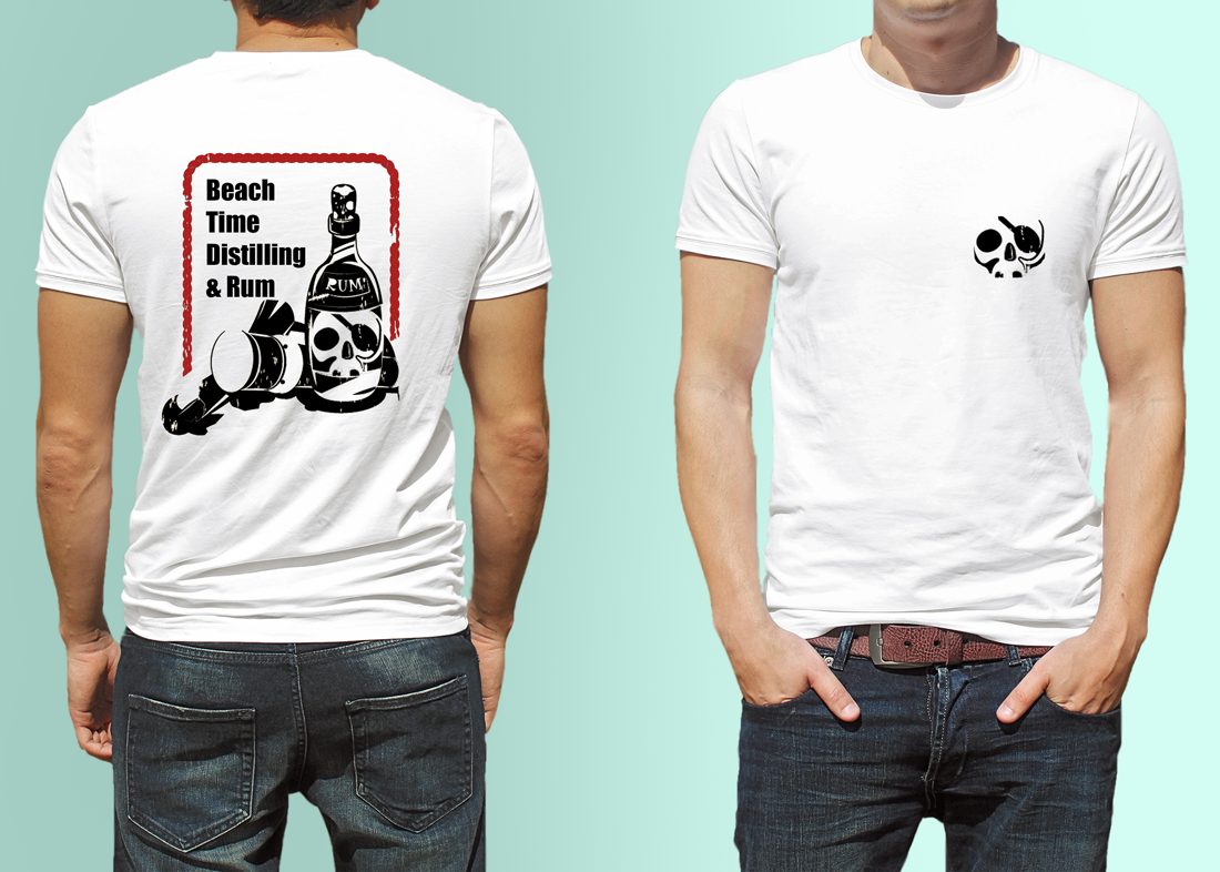 T-Shirt-Design von Abhrara für  Beach Time Distilling | Design #21362636