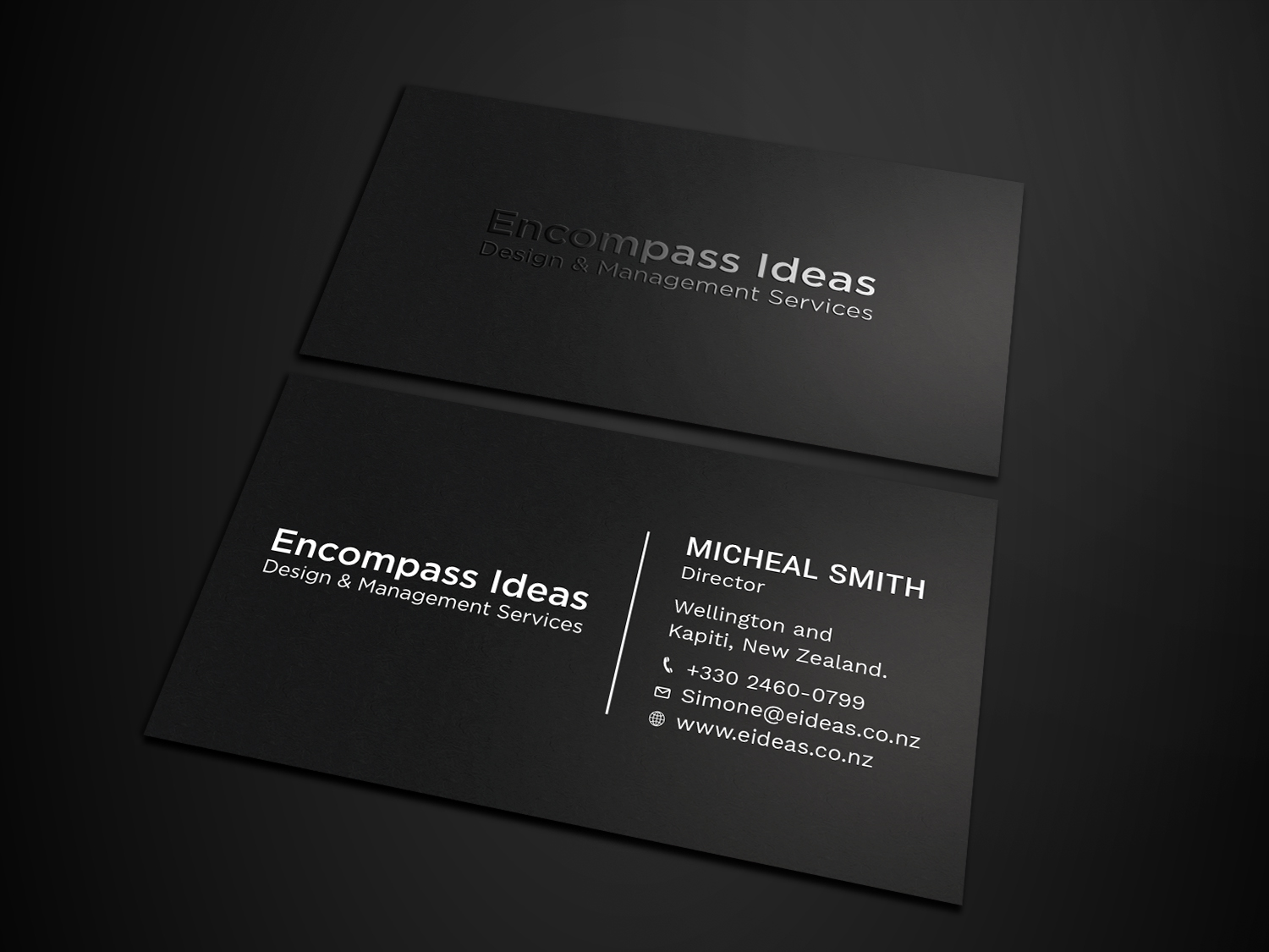 Business Card Design by Tripti Ranjan Gain for Encompass Ideas | Design #21352935