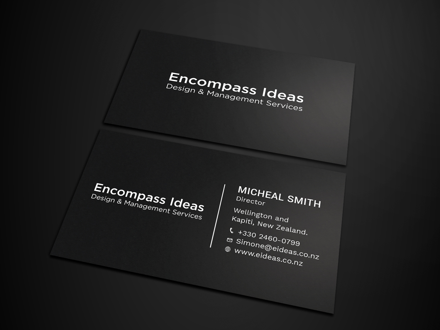 Business Card Design by Tripti Ranjan Gain for Encompass Ideas | Design #21352937