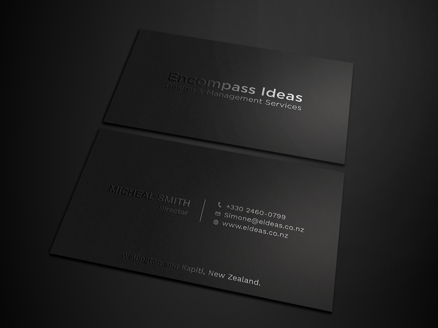 Business Card Design by Tripti Ranjan Gain for Encompass Ideas | Design #21352939
