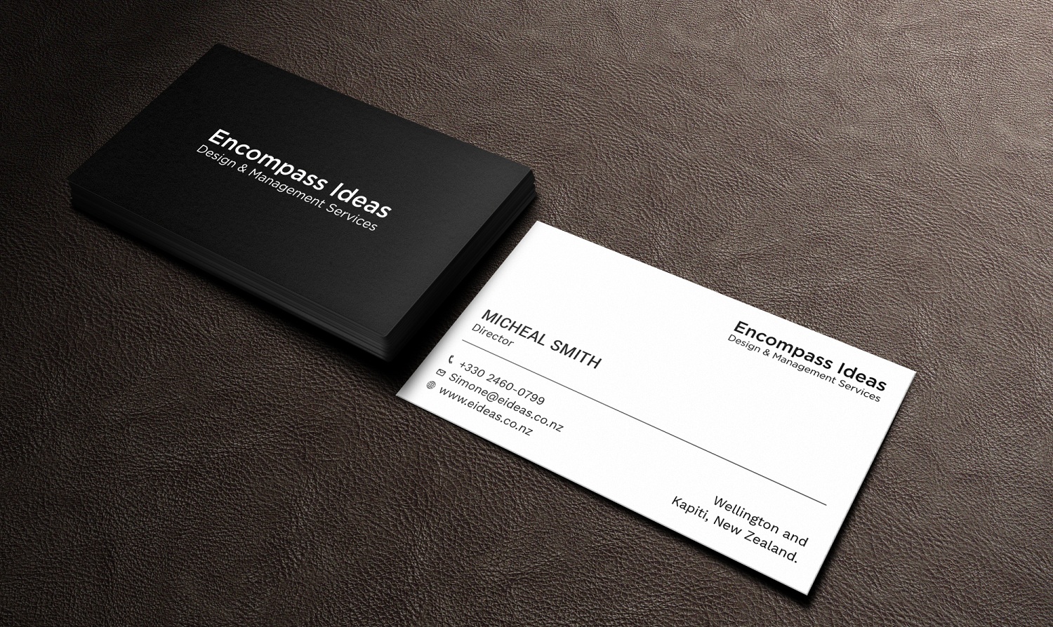 Business Card Design by Tripti Ranjan Gain for Encompass Ideas | Design #21352953