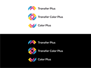 Transfer Color Plus (with an icon that can be used for Transfer Plus and Color Plus items) | Logo Design by Atvento Graphics