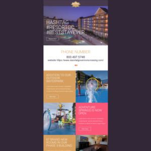 Email Marketing Design by partha 4 for Smoky Mountain Resorts | Design #21356752