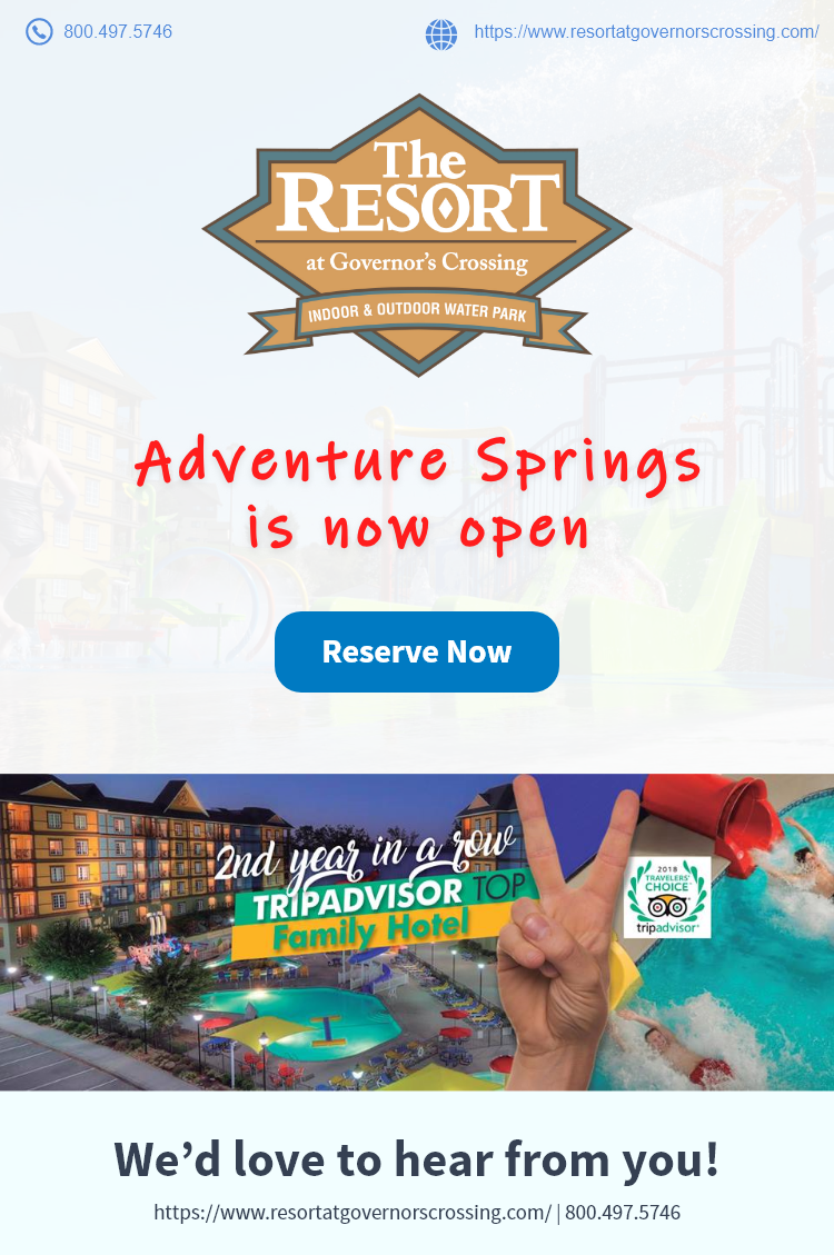 Email Marketing Design by Bharat Sati for Smoky Mountain Resorts | Design #21367907