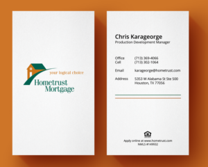 Mortgage Company needs some fresh looking business cards to replace current outdated design | Business Card Design by cjxxxxxhxx